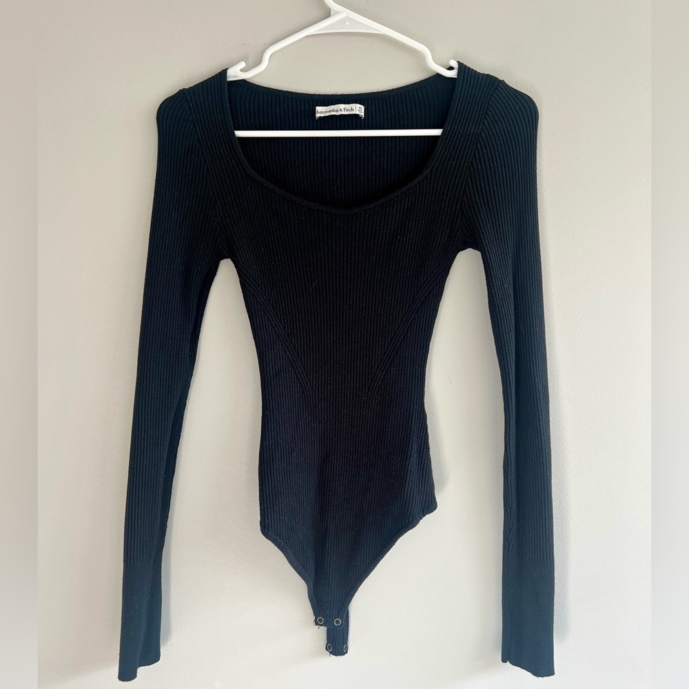 Abercrombie Black Sweater Bodysuit